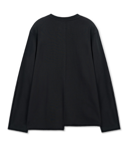 [Ive Liz Pick] Matin Kim Asymmetric Logo Top