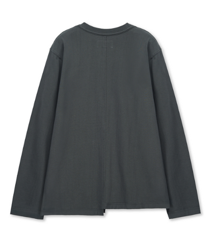 [Ive Liz Pick] Matin Kim Asymmetric Logo Top