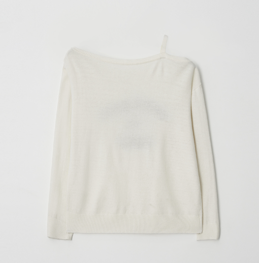 [Ive Wonyoung Pick] 26SS RolaRola Maison De Rola Embroidery Off Shoulder Knit