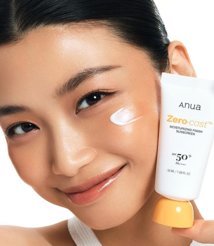 [Kpop Demon Hunters Limited Edition]  Anua Zero Cast Moisture Sunscreen 50ml with  Gift (Double Plan)