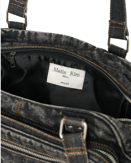 [Aespa Ningning Worn] Matin Kim Matin Dust Denim One Pocket Shoulder Bag