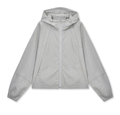 [Aespa Ningning Worn] Matin Kim Cropped Back Logo Hoody Wind Breaker