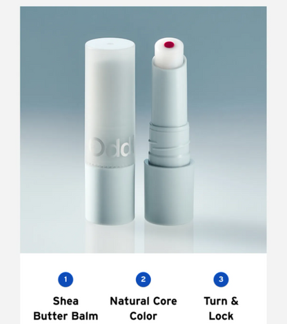 Odd Type Over the Bare Lip Balm