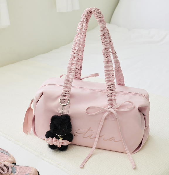 [Itzy Chaeryeong Pick] J.ESTINA BALLO MD String Boston Shoulder Bag