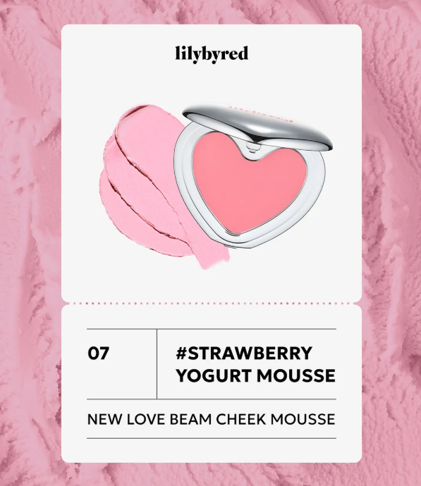 [Yogurt Mousse Edition]  Lilybyred Love Beam Cheek Mousse