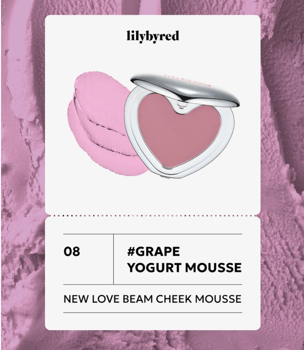 [Yogurt Mousse Edition]  Lilybyred Love Beam Cheek Mousse