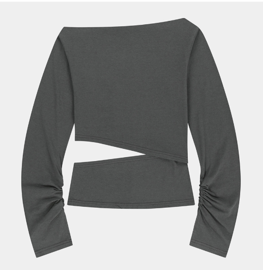 [Itzy Ryujin Worn] ETRE AU SOMMET Cut-Out Open Long Sleeve