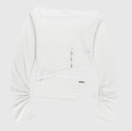 [Itzy Ryujin Worn] ETRE AU SOMMET Cut-Out Open Long Sleeve