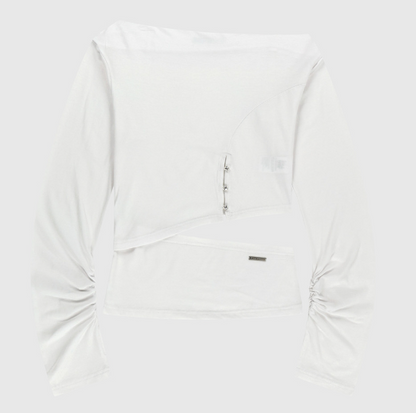 [Itzy Ryujin Worn] ETRE AU SOMMET Cut-Out Open Long Sleeve