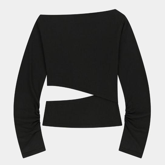 [Itzy Ryujin Worn] ETRE AU SOMMET Cut-Out Open Long Sleeve