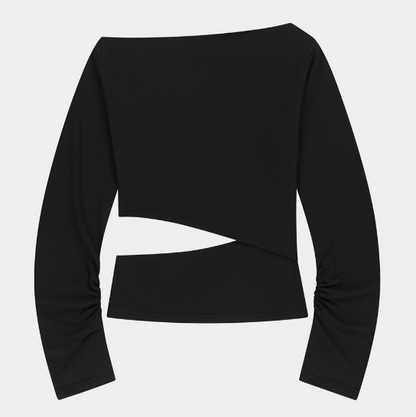 [Itzy Ryujin Worn] ETRE AU SOMMET Cut-Out Open Long Sleeve