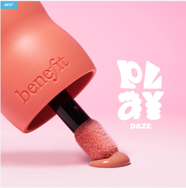 [TXT Yeonjun Pick] Benefit Play Daze Airy Liquid Blush with Gift ( 6 Puffs)