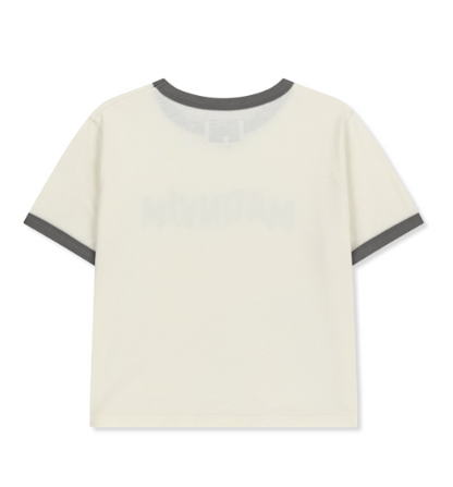 [Ive Liz Worn] Matin Kim Matin Logo Ringer Crop Top