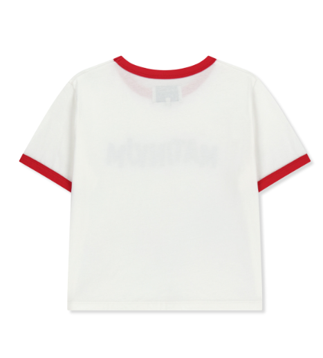 [Ive Liz Worn] Matin Kim Matin Logo Ringer Crop Top