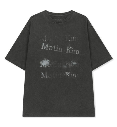 [Ive Liz Worn] Matin Kim Pigment Graffiti Logo Top