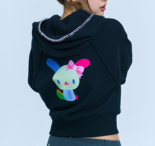 Tuomio X Sanrio Characters Usahana Zip-Up Hoodie