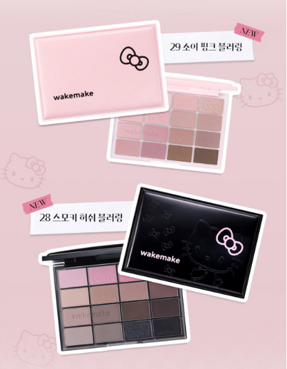 [Hello Kitty Black Edition] WAKEMAKE Soft Blurring Eye Palette