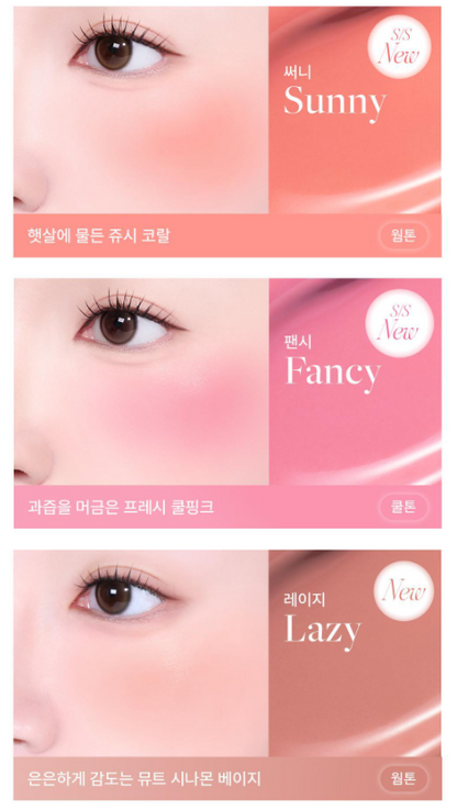 Dear Dahlia Petal Drop Liquid Blush with Gift  (Free Unreleased Highlighter)