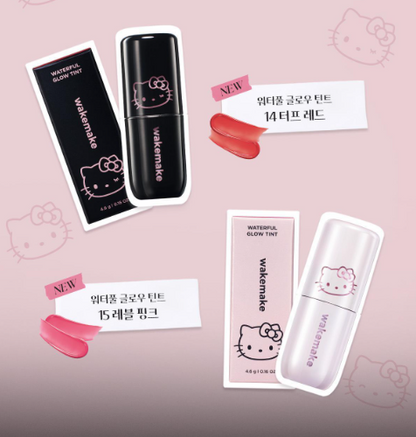 [Hello Kitty Black Edition] WAKEMAKE Waterful Glow Tint