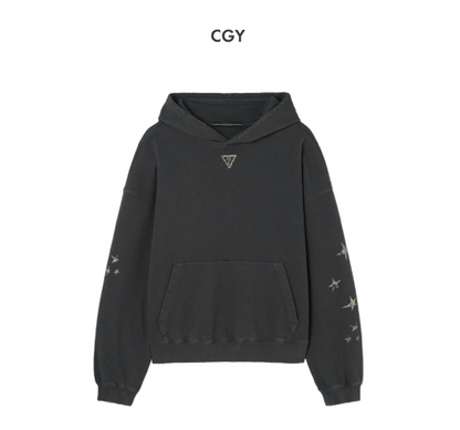 [Straykids Hyunjin Worn] 26SS Guess 2-Color Star Hoodie