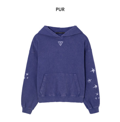[Straykids Hyunjin Worn] 26SS Guess 2-Color Star Hoodie