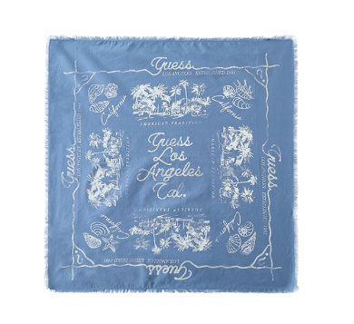 [Straykids Hyunjin Worn] 26SS Guess 3-Color Graphic Bandana