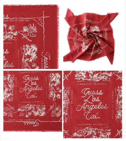 [Straykids Hyunjin Worn] 26SS Guess 3-Color Graphic Bandana