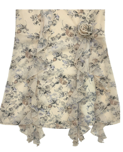 [Aespa Karina Worn] Loulouseoul Mermaid of the City Dress (Cream)