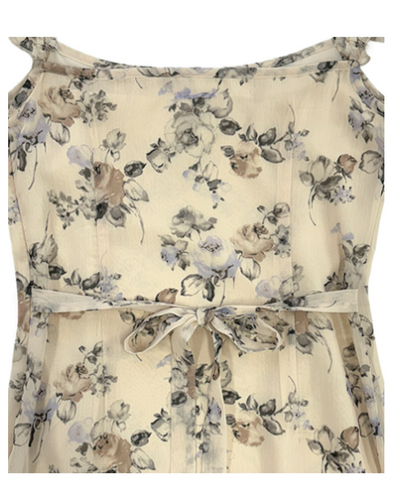 [Aespa Karina Worn] Loulouseoul Mermaid of the City Dress (Cream)