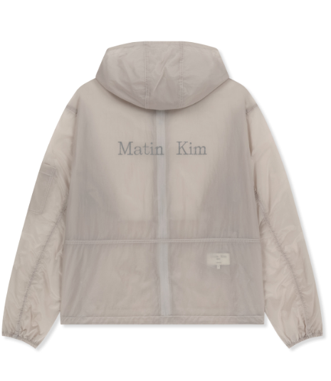 [NCT Jeno Pick] Matin Kim Back Logo Hoody Windbreaker For Men