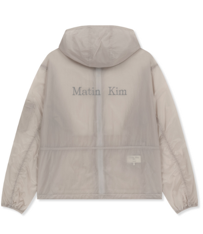 [NCT Jeno Pick] Matin Kim Back Logo Hoody Windbreaker For Men