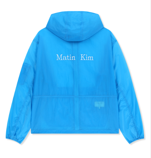 [NCT Jeno Pick] Matin Kim Back Logo Hoody Windbreaker For Men