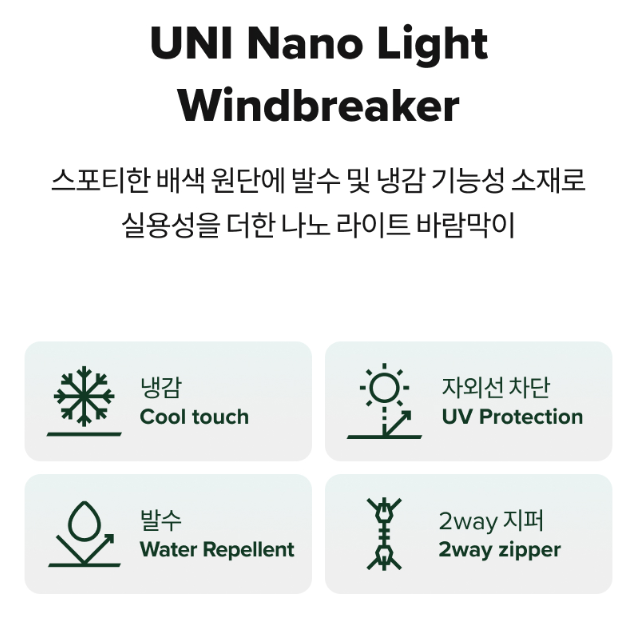[IU Pick] New Balance Uni Nano Light Hooded Windbreaker (Semi Over Fit)