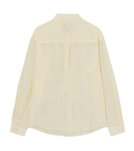 [Straykids Hyunjin Worn] 26SS Guess  2-Color Tone-on-Tone Check Shirt