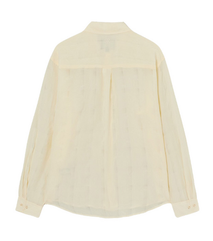 [Straykids Hyunjin Worn] 26SS Guess  2-Color Tone-on-Tone Check Shirt