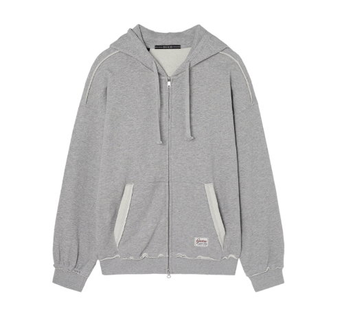 [Straykids Hyunjin Worn] 26SS Guess 2-Color Cut-Point Zip-Up