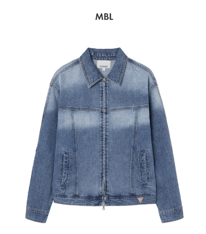 [Straykids Hyunjin Worn] 26SS Guess 1-color Indigo Jacket