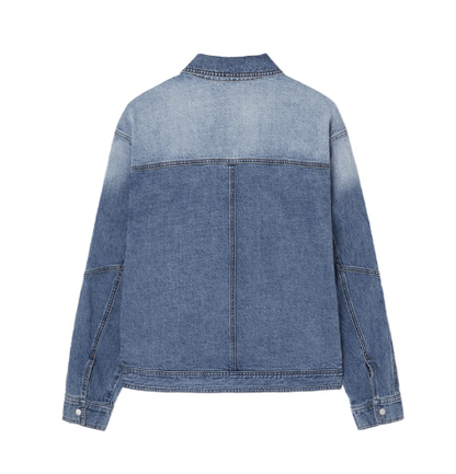 [Straykids Hyunjin Worn] 26SS Guess 1-color Indigo Jacket