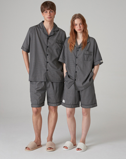 Nmixx Haewon X Dossy 26SS Silk Fit Dust Short Sleeve Couple Pajama Set