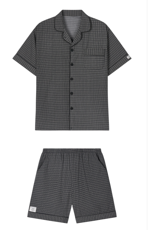 Nmixx Haewon X Dossy 26SS Silk Fit Dust Short Sleeve Couple Pajama Set