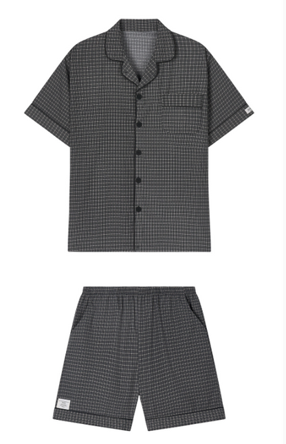 Nmixx Haewon X Dossy 26SS Silk Fit Dust Short Sleeve Couple Pajama Set