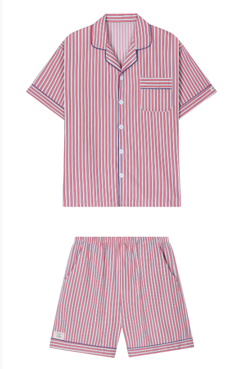 Nmixx Haewon X Dossy 26SS Silk-fit Peony Short-sleeve Couple Pajama Set