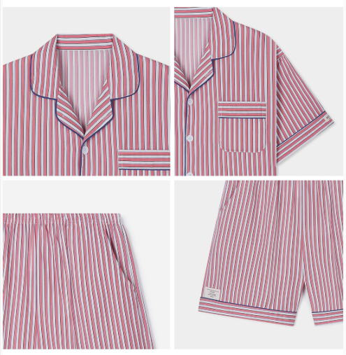 Nmixx Haewon X Dossy 26SS Silk-fit Peony Short-sleeve Couple Pajama Set