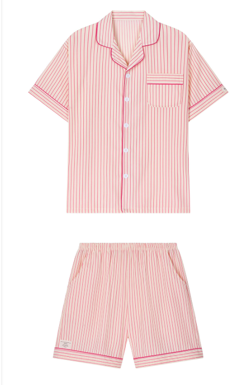 Nmixx Haewon X Dossy 26SS Silk Fit Lovesome Short Sleeve Couple Pajama Set