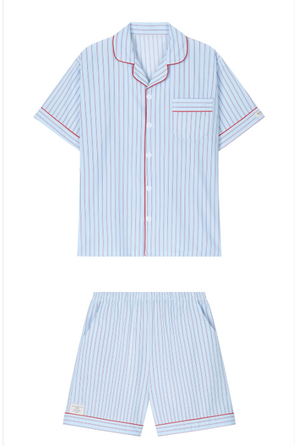 Nmixx Haewon X Dossy 26SS Silk-fit Chloé Short-Sleeve Couple Pajama set