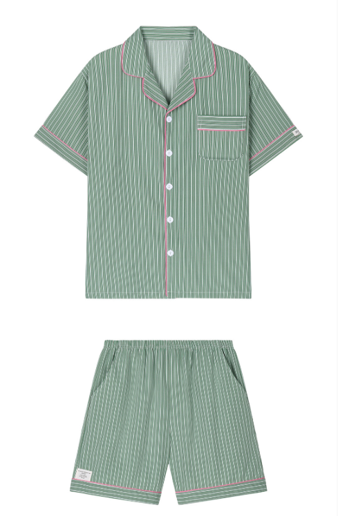 Nmixx Haewon X Dossy 26SS Silk Fit Wednesday Short Sleeve Couple Pajama Set