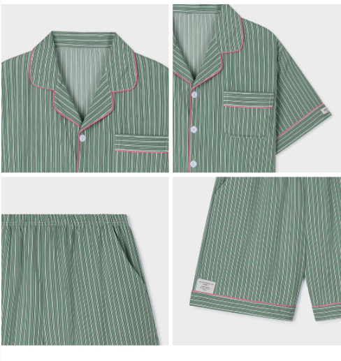 Nmixx Haewon X Dossy 26SS Silk Fit Wednesday Short Sleeve Couple Pajama Set