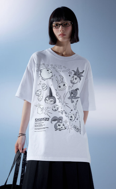 [Digimon X Odd Studio] In-Training II Stage Digimon Overfit T-shirt