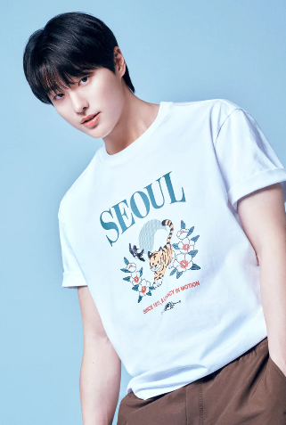 [Woodz Worn] FILA Seoul Exclusive Short Sleeve T-shirt