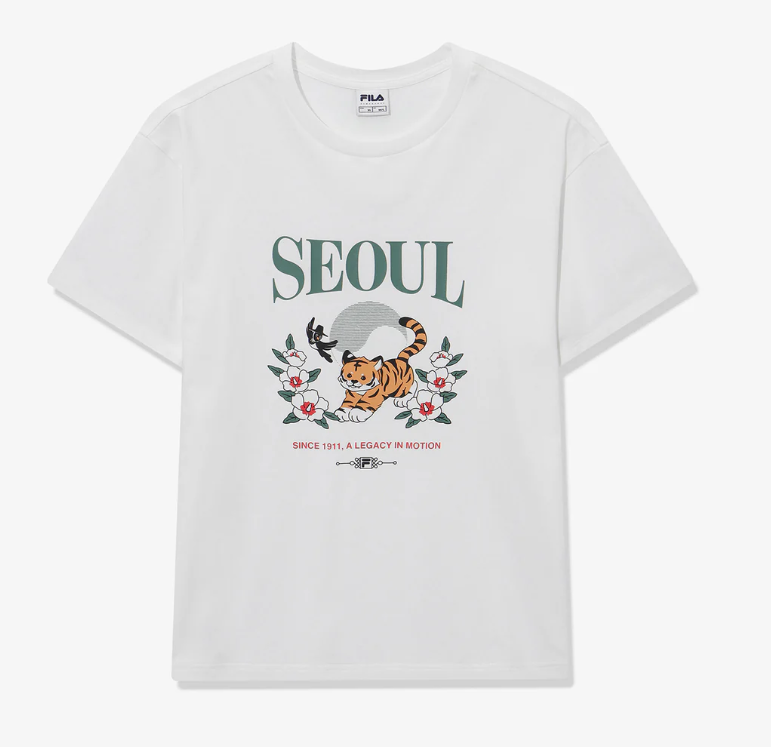 [Woodz Worn] FILA Seoul Exclusive Short Sleeve T-shirt